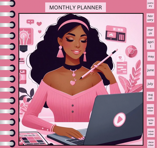 Monthly Planner – Stay Organized & Achieve Your Goals!